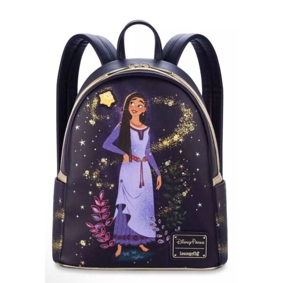 Disney Parks Loungefly Wish Movie Backpack Asha And Star Stardust NWT main image 4